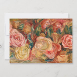 Cartão De Agradecimento Pierre-Auguste Renoir - Rosas