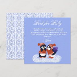 Cartão De Agradecimento Pinguim Winter Snow Birthday Book (Chá de fraldas 