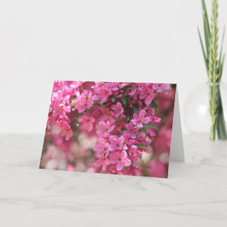 Cartão De Agradecimento Pink Floral Notecards