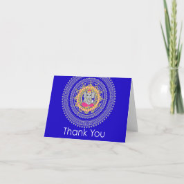Cartão De Agradecimento Pink Ganesha thank you card