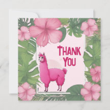 Pink Happy Smiling Lama