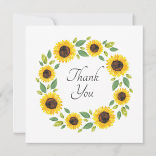 Cartão De Agradecimento Pintado À Mão, Cores De Água, Pintadas, E Ruptu