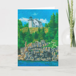 Cartão De Agradecimento Pintura à luz da Ilha Ursa