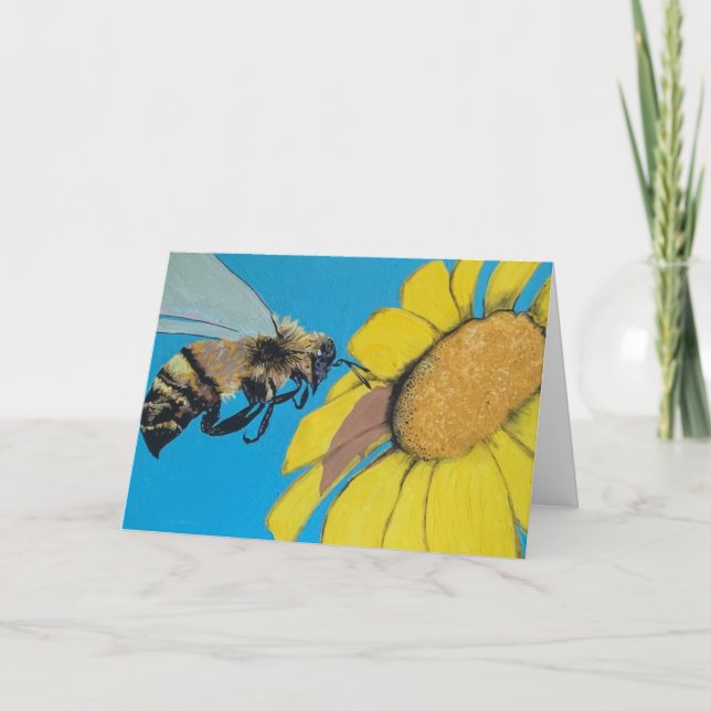 Cartão De Agradecimento Pintura de dança de jardim em um (Frente)