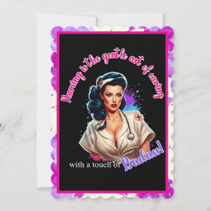 Cartão De Agradecimento Pinup_ Nurse Badass