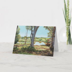 Cartão De Agradecimento Piquenique na Benda do Rio