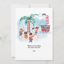 Piratas Treasure Hunt Map Kids Boy Aniversário