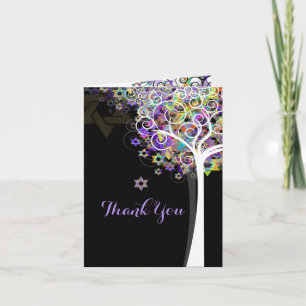 Cartão De Agradecimento PixDezines árvore de vida/obrigado que você/DIYbac