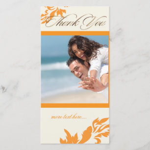 Cartão De Agradecimento PixDezines Damask 12/Obrigado