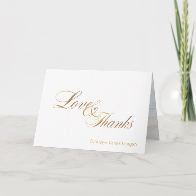 Cartão De Agradecimento PixDezines fancy scripts thank you cards (Frente)