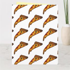 Cartão De Agradecimento Pizza Party Obrigado