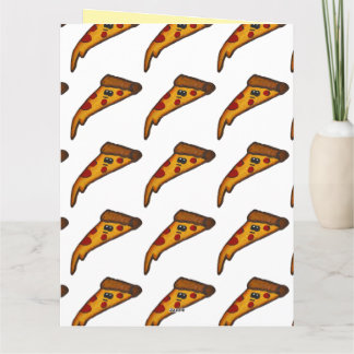 Cartão De Agradecimento Pizza Party Obrigado