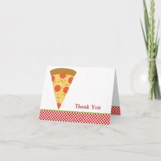 Cartão De Agradecimento Pizza Slice Thank You Card