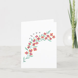 Cartão De Agradecimento Placa Agape