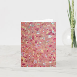 Cartão De Agradecimento Placa Blush Note