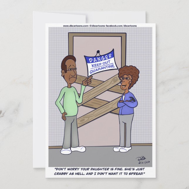 Cartão De Agradecimento Placa Crabby (Frente)