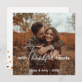 Cartão De Agradecimento Placa de Ação de Graças Flat,Caracterização de Let