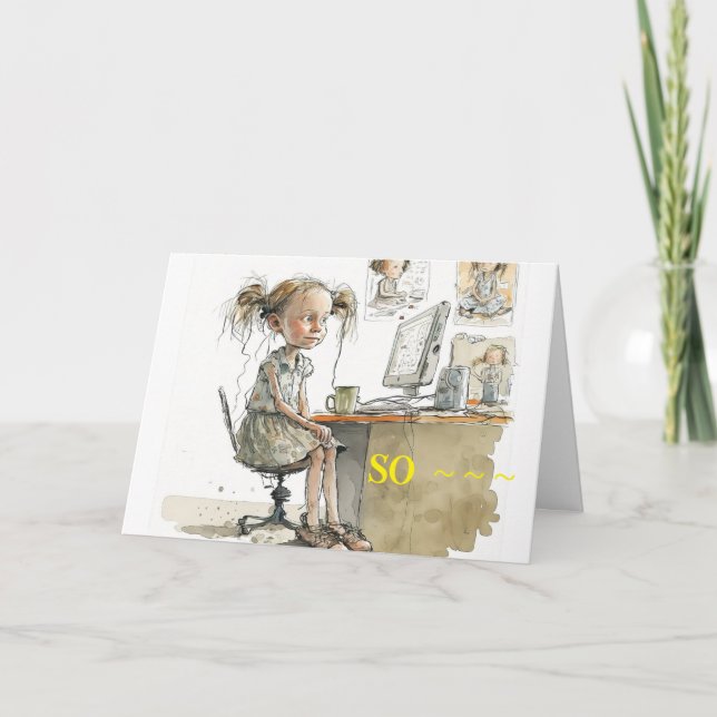 CARTÃO DE AGRADECIMENTO PLACA DE AMIZADE FRAZZLED (Frente)