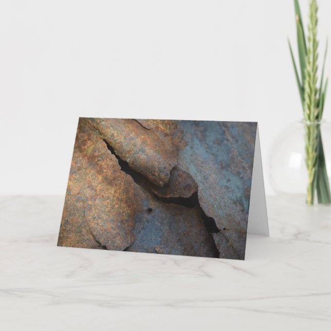 Cartão De Agradecimento Placa de anotação de ferrugem alpina (Frente)