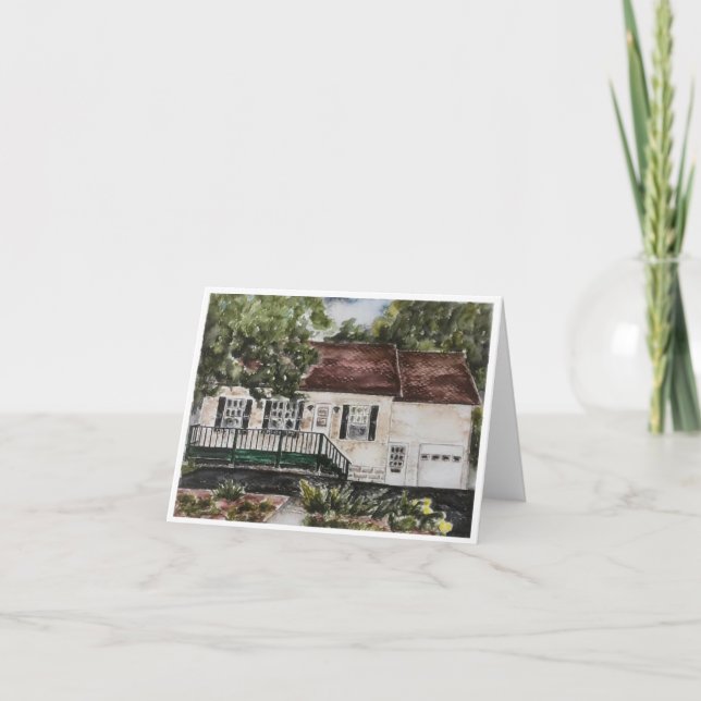 Cartão De Agradecimento Placa de Aquecimento de Água (Frente)