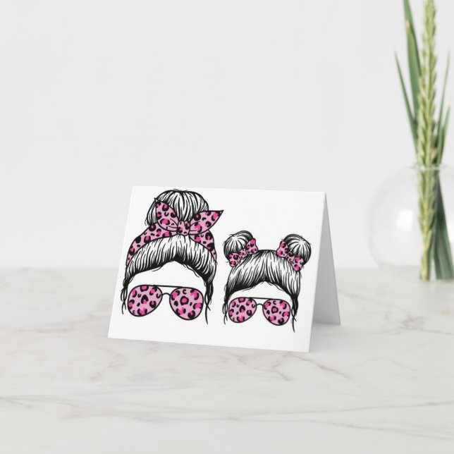 Cartão De Agradecimento Placa de dia de as mães (Frente)