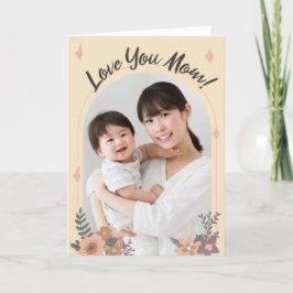 Cartão De Agradecimento Placa de dia de as mães