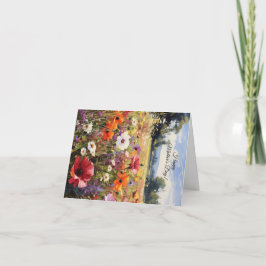 Cartão De Agradecimento Placa de Dia de as mães Floral Personalizada