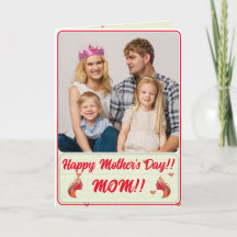 Placa De Dia de as mães Fotográfico Completamente