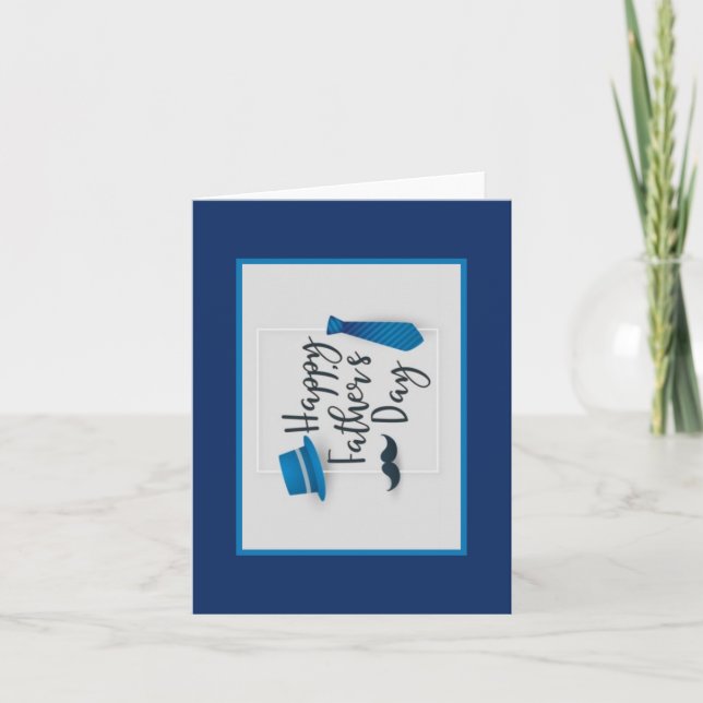 Cartão De Agradecimento placa de dia de os pais (Frente)