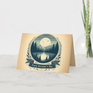 Cartão De Agradecimento Placa de Dia de os pais Personalizada com Verso Se