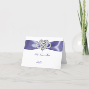 Cartão De Agradecimento Placa de Mesa de Casamento Cardíaco Veri Peri Inf