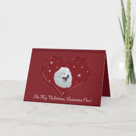 Cartão De Agradecimento Placa de Namorados dobrada 5X7 Samoyed