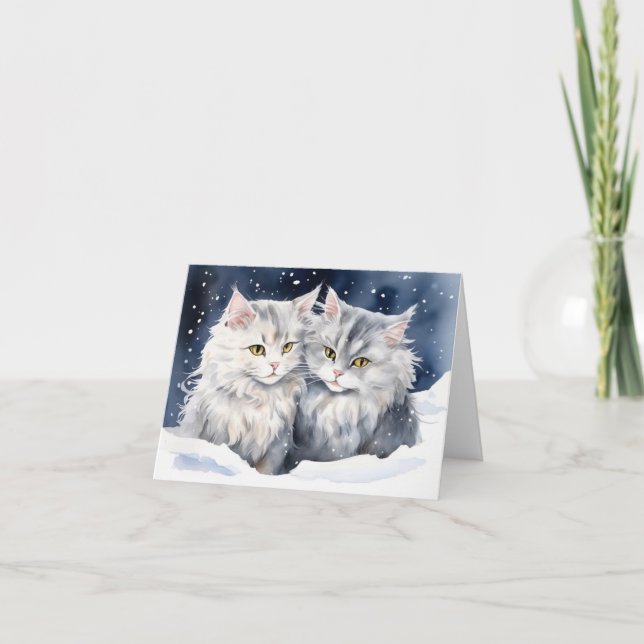 Cartão De Agradecimento Placa de Namorados dobrados (Frente)