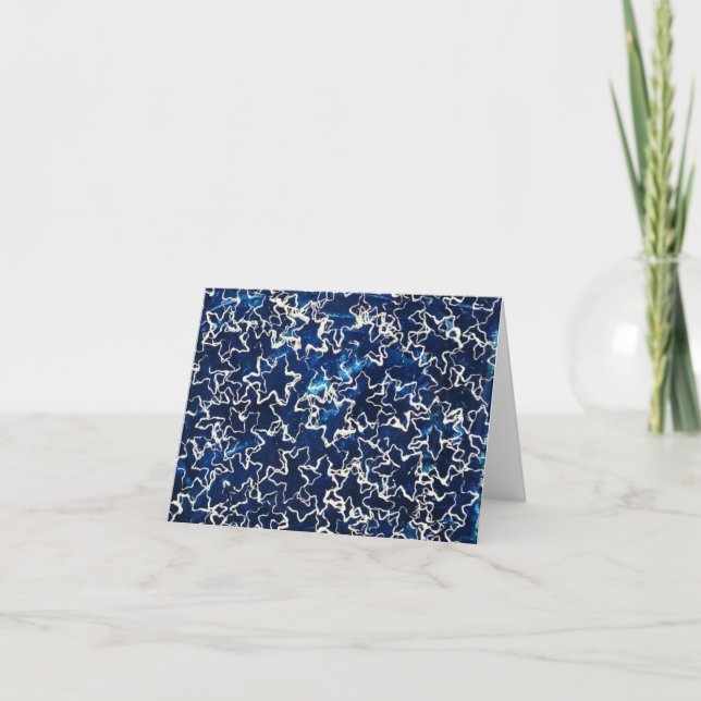 Cartão De Agradecimento Placa de Nota abstrato_32<Blank Inside> (Frente)