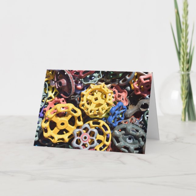 Cartão De Agradecimento Placa de Nota "Alças de Faucet" (Frente)