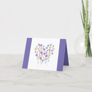 Cartão De Agradecimento Placa de Nota de dia de os namorados