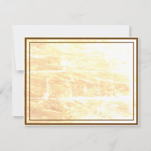 Cartão De Agradecimento Placa de Nota de Tradição de ouro Flagrante (Frente)