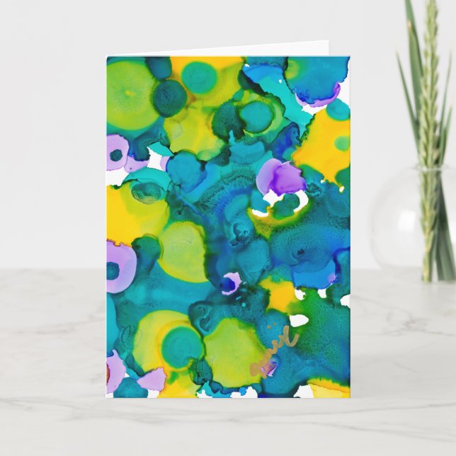 Cartão De Agradecimento Placa de Nota de Vazio de Joy Lovitude Universal (Frente)