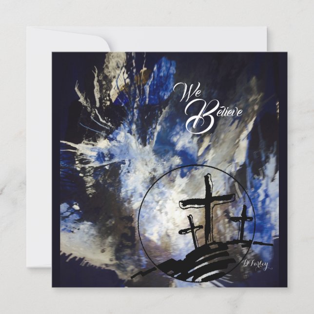 Cartão De Agradecimento Placa de Nota do Aleluia da páscoa (Frente)