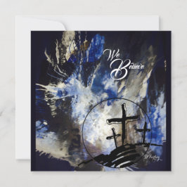 Cartão De Agradecimento Placa de Nota do Aleluia da páscoa