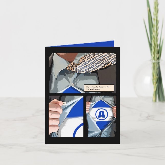 Cartão De Agradecimento Placa de Nota do Bar Romance Gráfico Mitzvah Obrig (Frente)