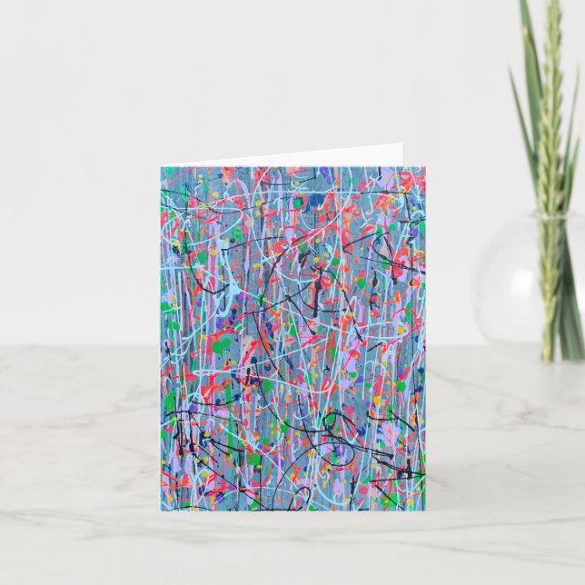 Cartão De Agradecimento Placa de Nota do Vazio Sistemático Torcido (Frente)