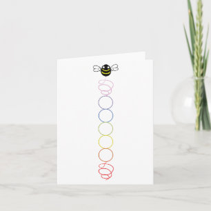 Cartão De Agradecimento Placa de Nota Espiral Chakra (Dentro Vazio