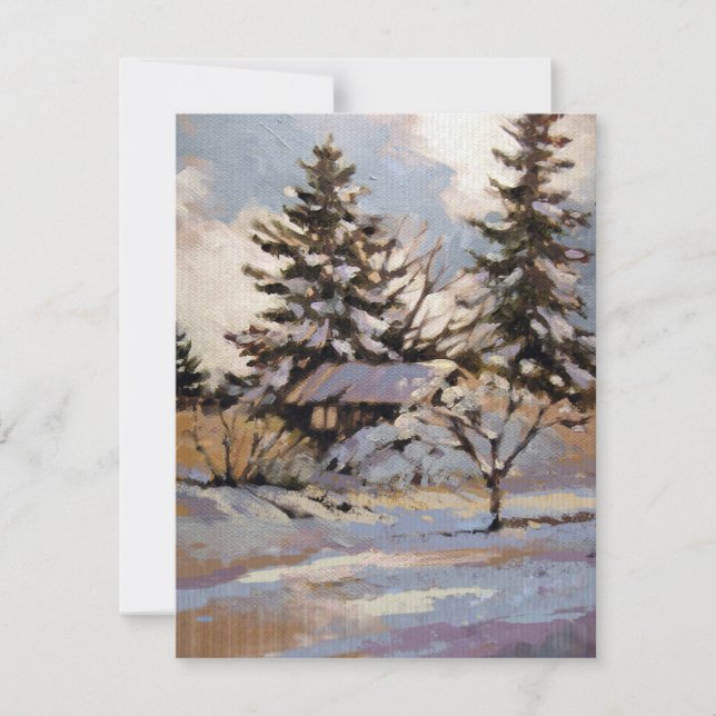 Cartão De Agradecimento Placa de Nota Plana Moderna (Frente)