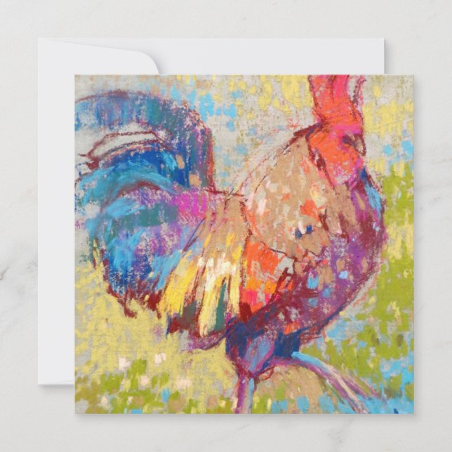 Cartão De Agradecimento Placa de Nota Simples Quadrada (Frente)