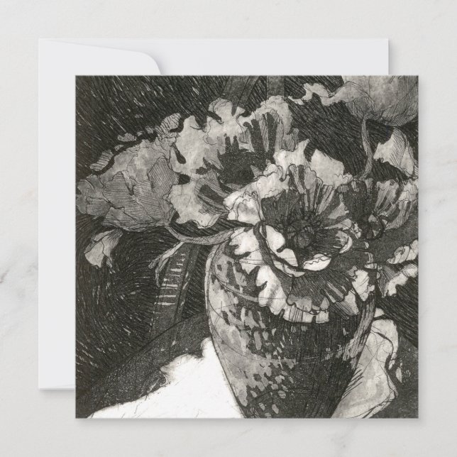 Cartão De Agradecimento Placa de Nota Simples Quadrada (Frente)