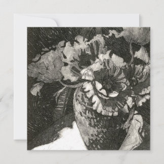 Cartão De Agradecimento Placa de Nota Simples Quadrada