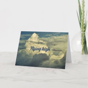 CARTÃO DE AGRADECIMENTO PLACA DE PARABÉNS DE VOO