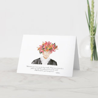 Cartão De Agradecimento Placa de rede RBG dobrada