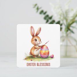 Cartão De Agradecimento Placa de Saudação de Bênçãos de páscoa